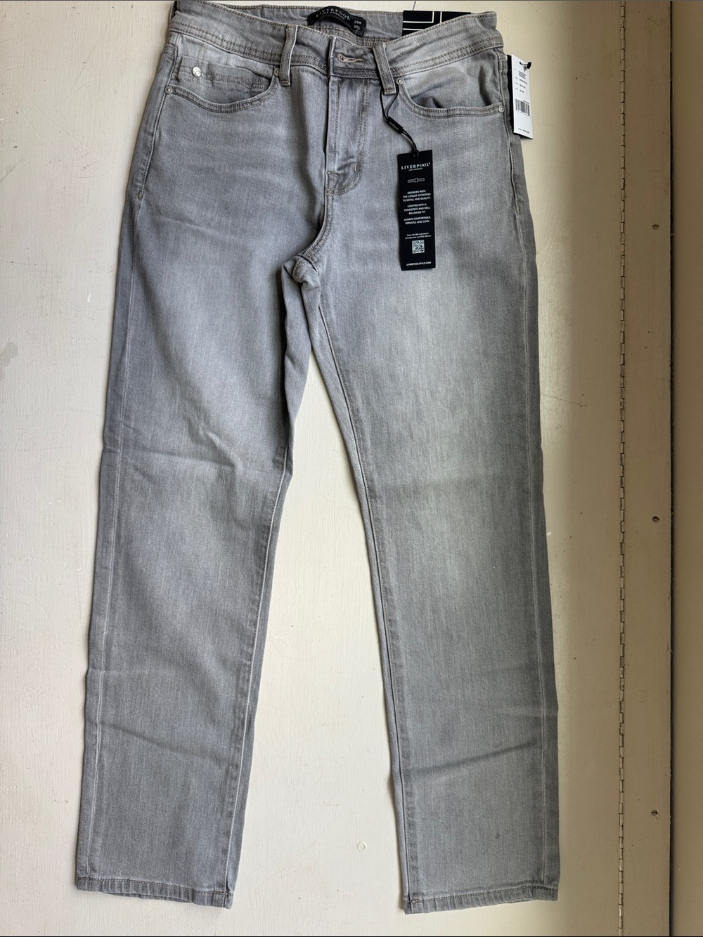 Kingston Gray Denim Jeans with Tags